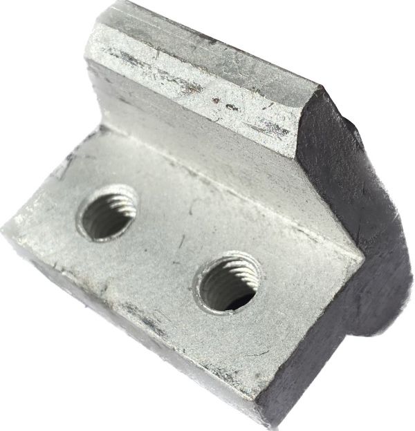 Контакт ES-630 неподвижный 380В с металкерамич.напайками на основ.серебра