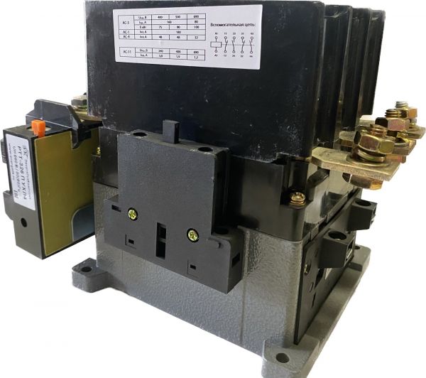 Пускатель электромагнитный ПМ12-160200 УХЛ4 В, 36 /50Гц, 2з+2р, 160А, нереверсивный, с реле РТТ-426 106-143А, IP00,  (ЭТК)